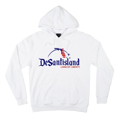 DeSantisLand Land State of Liberty Florida Map Patriotic Hoodie