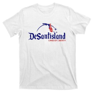 DeSantisLand Land State of Liberty Florida Map Patriotic T-Shirt