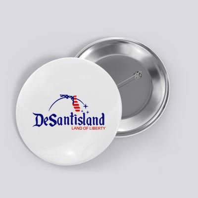 DeSantisLand Land State of Liberty Florida Map Patriotic Button