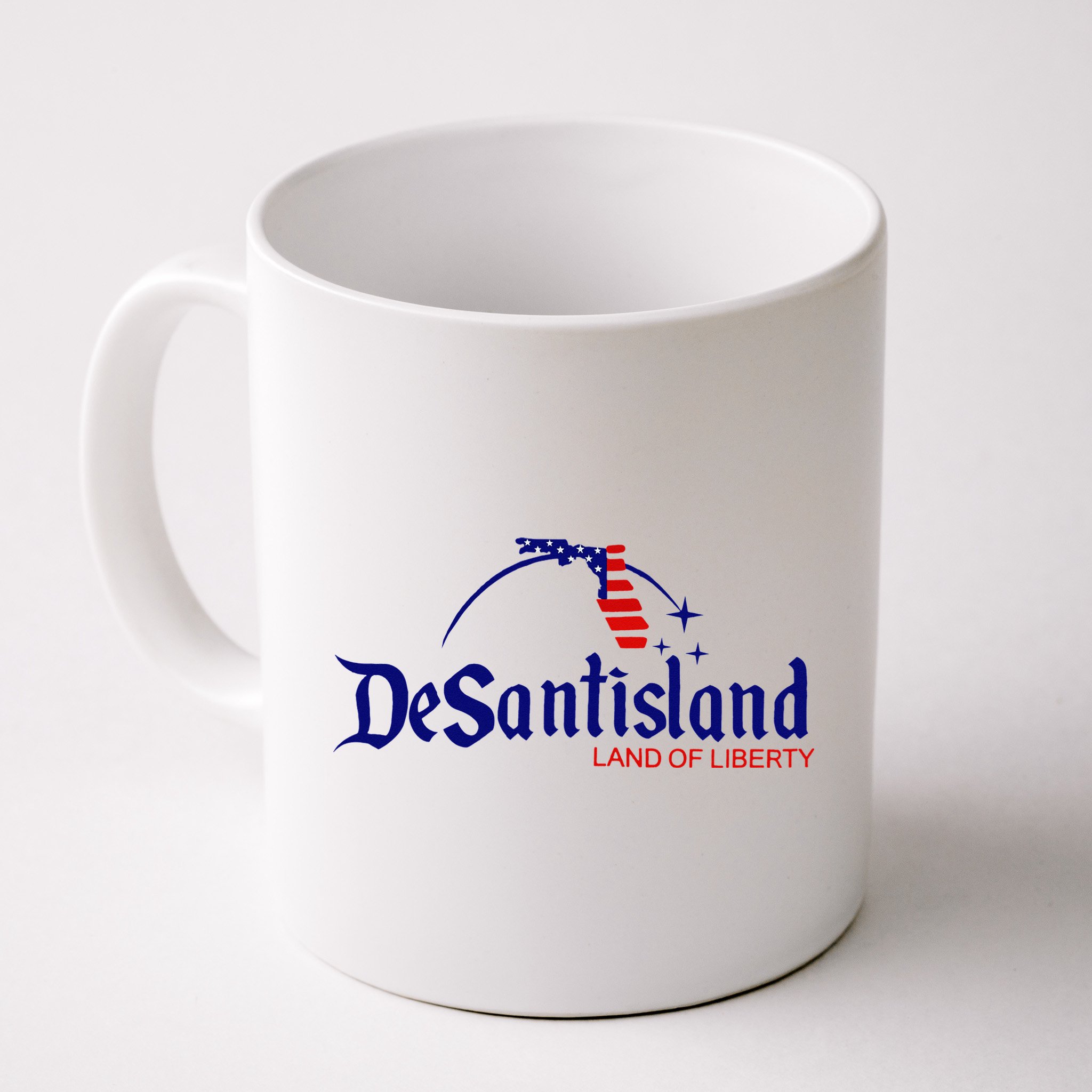 DeSantisLand Land State of Liberty Florida Map Patriotic Mug