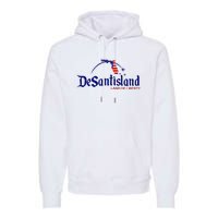 DeSantisLand Land State of Liberty Florida Map Patriotic Premium Hoodie