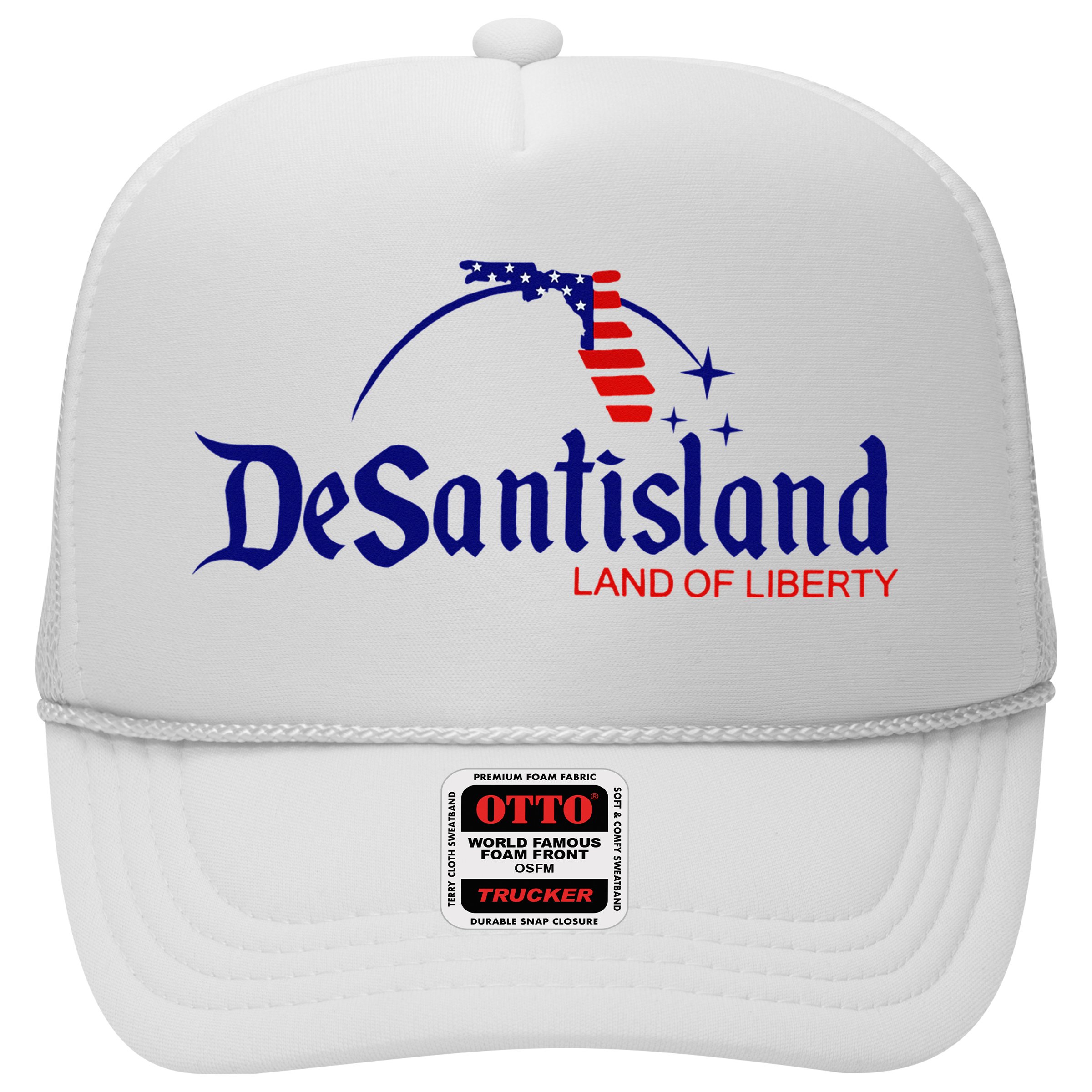 DeSantisLand Land State of Liberty Florida Map Patriotic Hat