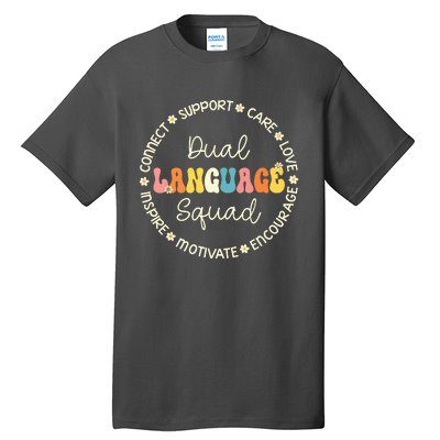 Dual Language Squad Appreciation Week Back To School Tall T-Shirt