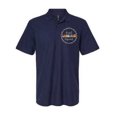 Dual Language Squad Appreciation Week Back To School Softstyle Adult Sport Polo