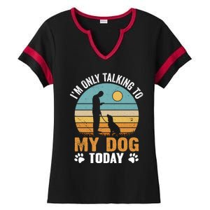 Dog LoverS Solitude Ladies Halftime Notch Neck Tee