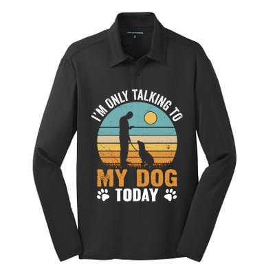 Dog LoverS Solitude Silk Touch Performance Long Sleeve Polo