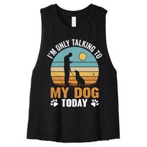 Dog LoverS Solitude Women's Racerback Cropped Tank