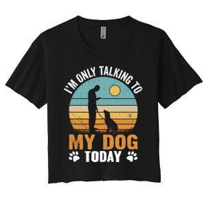 Dog LoverS Solitude Women's Crop Top Tee