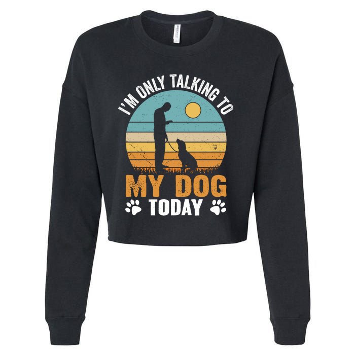 Dog LoverS Solitude Cropped Pullover Crew