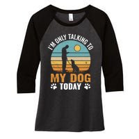 Dog LoverS Solitude Women's Tri-Blend 3/4-Sleeve Raglan Shirt