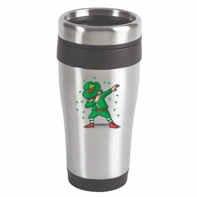 Dabbing Leprechaun St Patricks Day Party 16oz Travel Tumbler