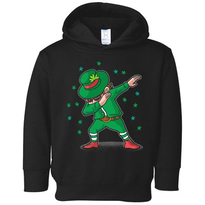 Dabbing Leprechaun St Patricks Day Party Toddler Hoodie