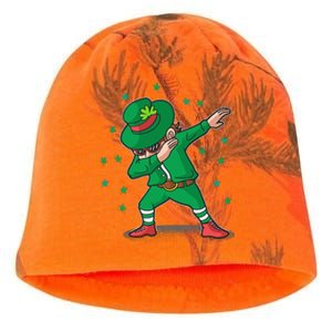 Dabbing Leprechaun St Patricks Day Party Kati - Camo Knit Beanie