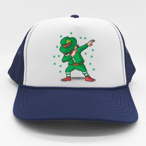 Dabbing Leprechaun St Patricks Day Party Trucker Hat