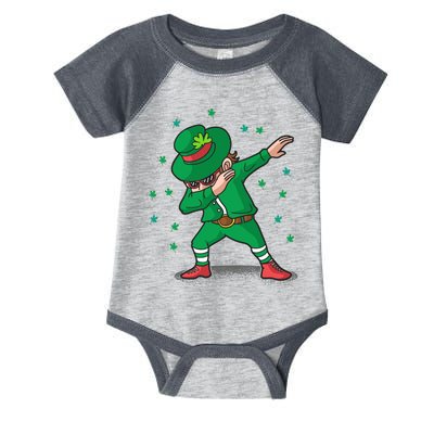 Dabbing Leprechaun St Patricks Day Party Infant Baby Jersey Bodysuit