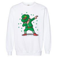 Dabbing Leprechaun St Patricks Day Party Garment-Dyed Sweatshirt