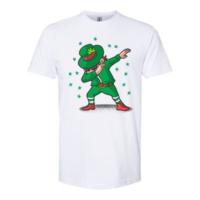 Dabbing Leprechaun St Patricks Day Party Softstyle® CVC T-Shirt