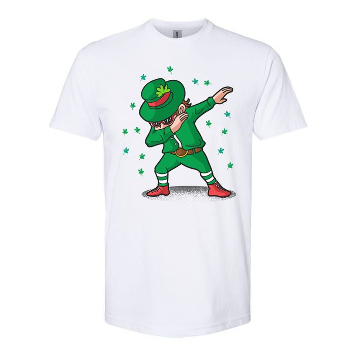 Dabbing Leprechaun St Patricks Day Party Softstyle CVC T-Shirt