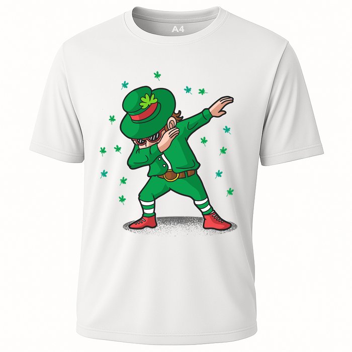 Dabbing Leprechaun St Patricks Day Party Performance Shirt