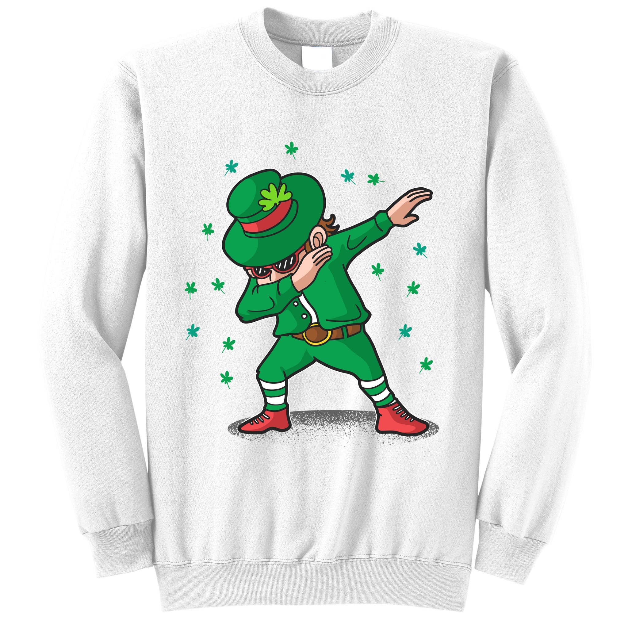Dabbing Leprechaun St Patricks Day Party Sweatshirt