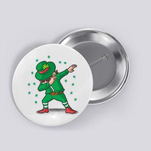 Dabbing Leprechaun St Patricks Day Party Button