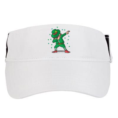 Dabbing Leprechaun St Patricks Day Party Adult Drive Performance Visor