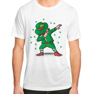 Dabbing Leprechaun St Patricks Day Party Adult ChromaSoft Performance T-Shirt