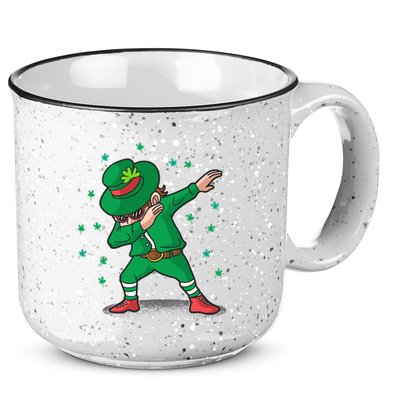 Dabbing Leprechaun St Patricks Day Party 15oz Campfire Ceramic Mug