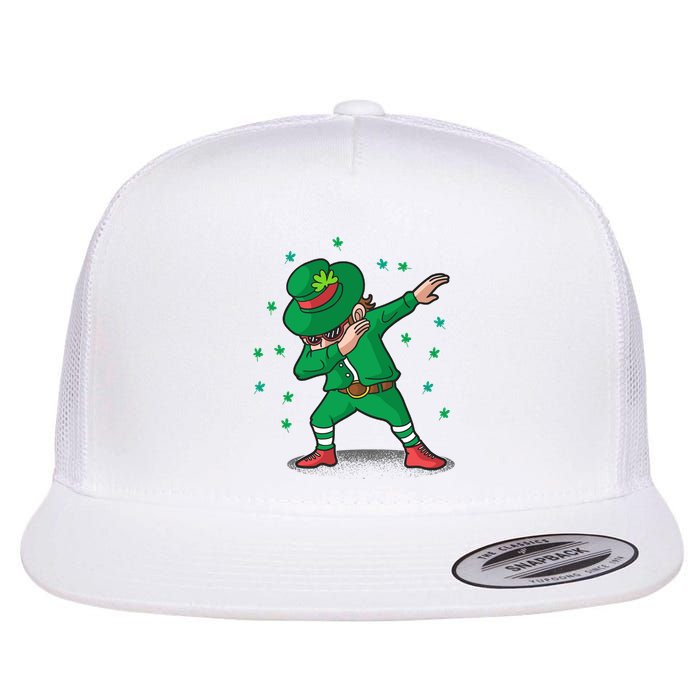 Dabbing Leprechaun St Patricks Day Party Flatbill Hat