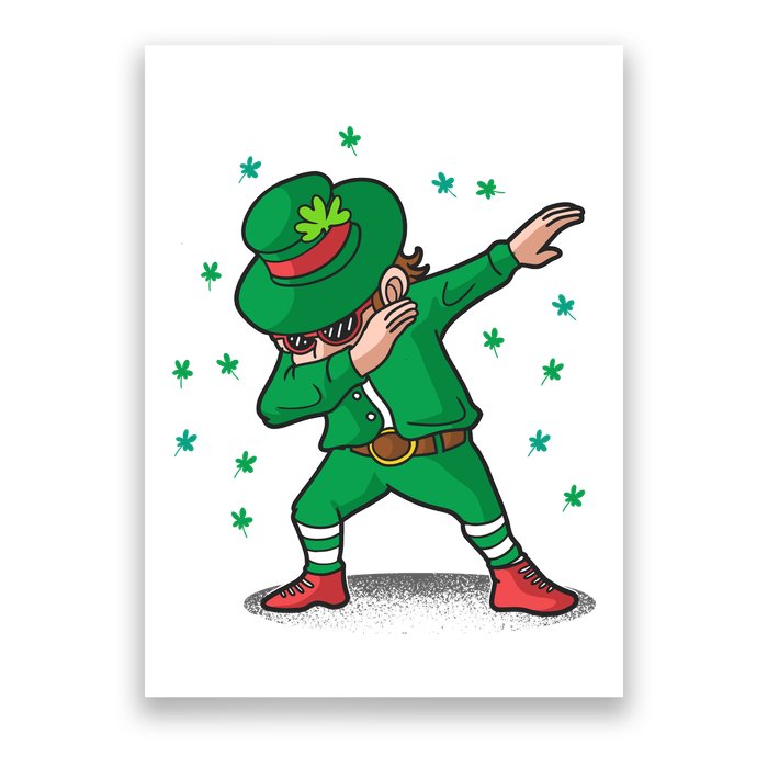 Dabbing Leprechaun St Patricks Day Party Poster
