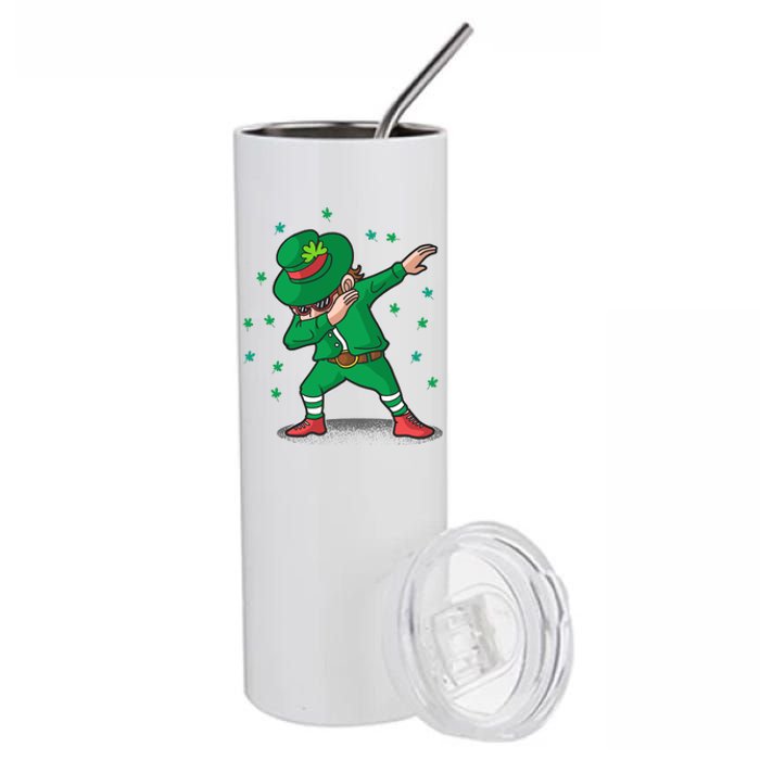 Dabbing Leprechaun St Patricks Day Party Stainless Steel Tumbler