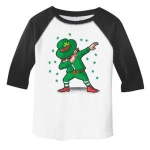 Dabbing Leprechaun St Patricks Day Party Toddler Fine Jersey T-Shirt