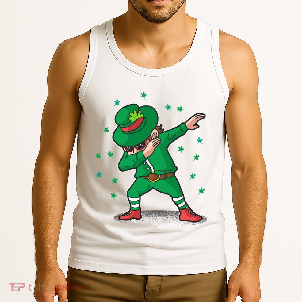 Dabbing Leprechaun St Patricks Day Party Tank Top