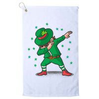 Dabbing Leprechaun St Patricks Day Party Golf Towel