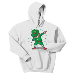 Dabbing Leprechaun St Patricks Day Party Kids Hoodie