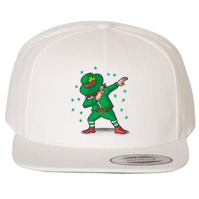 Dabbing Leprechaun St Patricks Day Party Wool Snapback Cap