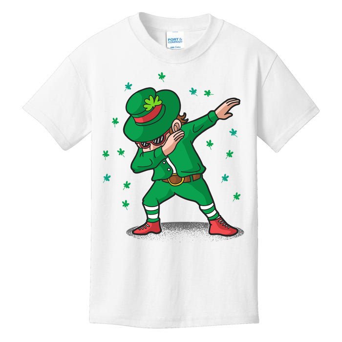 Dabbing Leprechaun St Patricks Day Party Kids T-Shirt