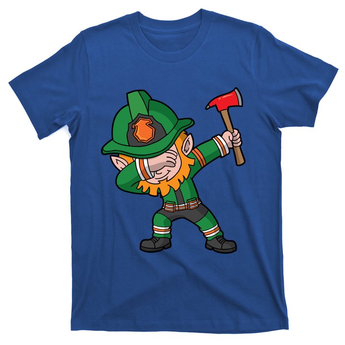 Dabbing Leprechaun St Patricks Day Fire Irish Gift T-Shirt