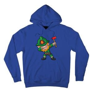 Dabbing Leprechaun St Patricks Day Fire Irish Gift Tall Hoodie