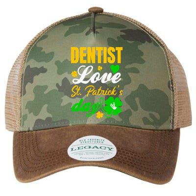 Dentist Love St Patricks Day Gift Dental Gift Legacy Tie Dye Trucker Hat