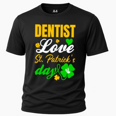Dentist Love St Patricks Day Gift Dental Gift Performance Shirt