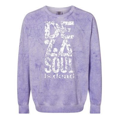 De La Soul De La Soul Is Dead Logo Colorblast Crewneck Sweatshirt