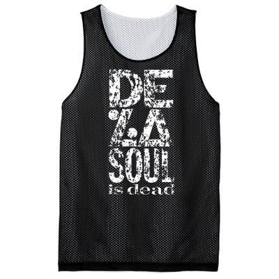 De La Soul De La Soul Is Dead Logo Mesh Reversible Basketball Jersey Tank