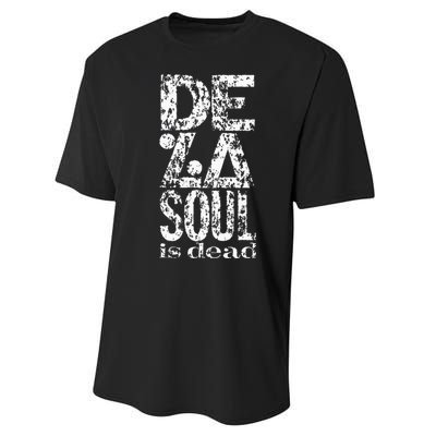 De La Soul De La Soul Is Dead Logo Performance Sprint T-Shirt