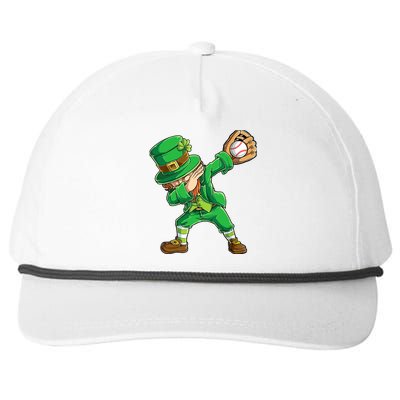 Dabbing Leprechaun St Patricks Day Baseball Catcher Snapback Five-Panel Rope Hat