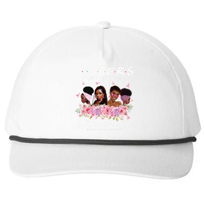 DonT Let Sisters Fight Cancer Alone Breast Cancer Awareness Snapback Five-Panel Rope Hat