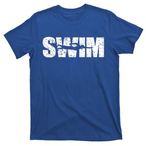 Distressed Look Swimming Gift For Swimmers Gift T-Shirt