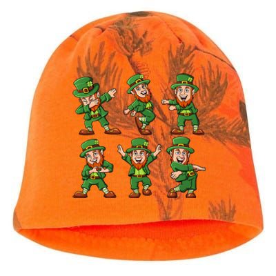 Dancing Leprechauns St Patrick's Day Funny Gift Kati - Camo Knit Beanie