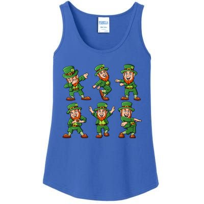 Dancing Leprechauns St Patrick's Day Funny Gift Ladies Essential Tank