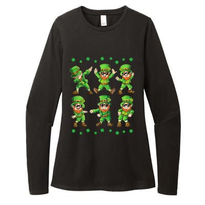 Dancing Leprechauns St Patrick's Day Funny Dance Gift Womens CVC Long Sleeve Shirt